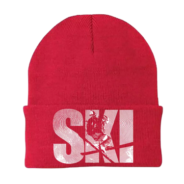 Ski Embroidered Beanie